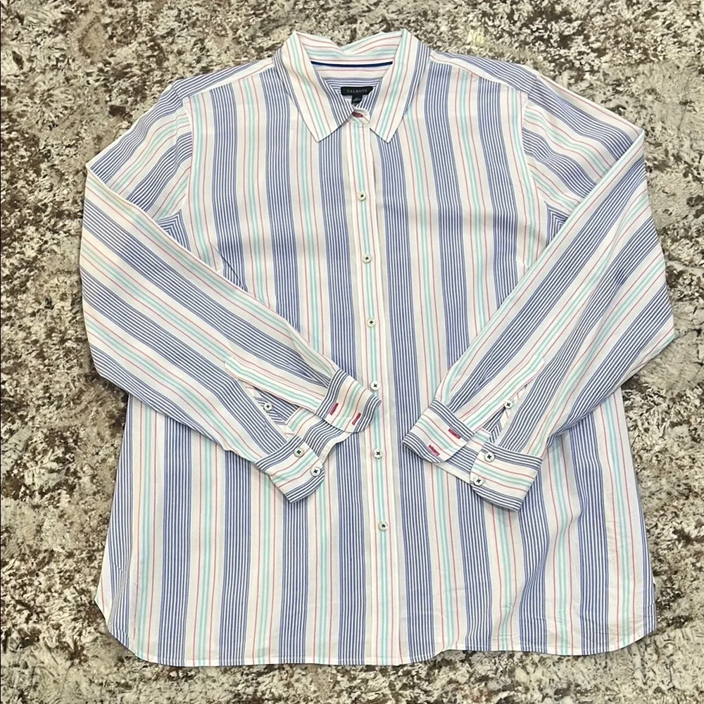 Women’s Casual Button Down Shirt, Talbots, EUC - Picture 1 of 6